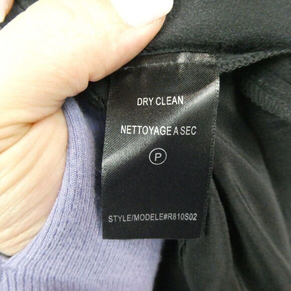 Robert Rodriguez Silk Exposed Zip Mini Skirt Sz 6 Black Tiered Chiffon - Picture 12 of 12